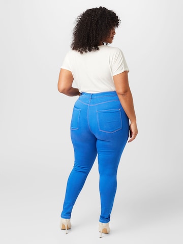 Dorothy Perkins Curve Skinny Jeans 'Frankie' in Blau