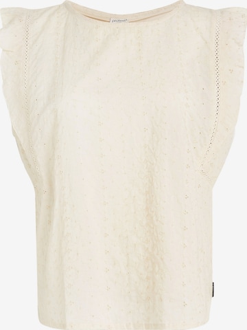 PROTEST Top 'PRTPYRITE' in Wit: voorkant