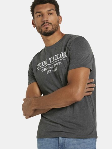 TOM TAILOR Regular fit Shirt in Grijs