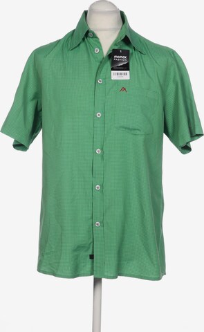 Maier Sports Button Up Shirt in L-XL in Green: front