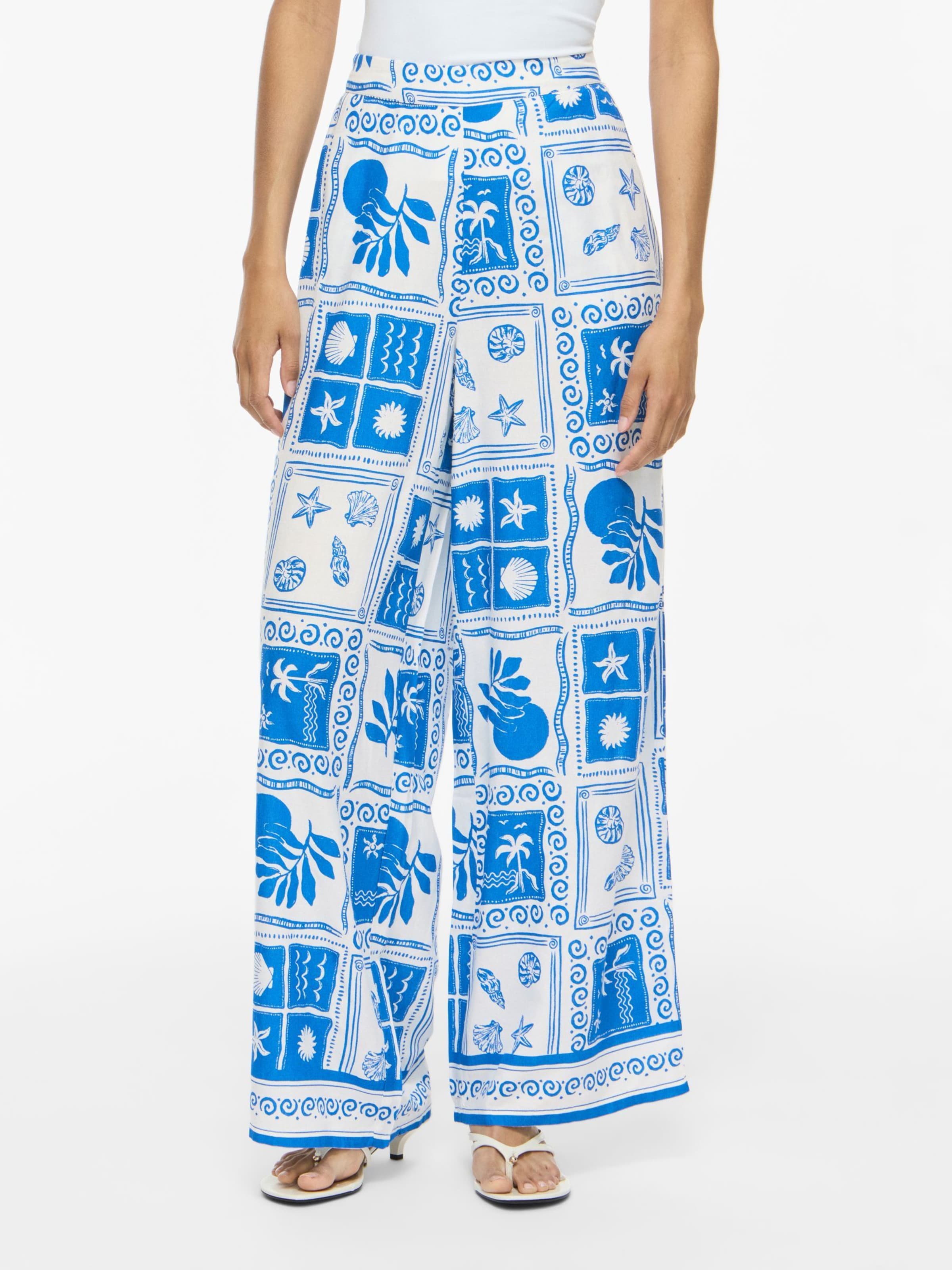 VILA Regular Hose in Blau