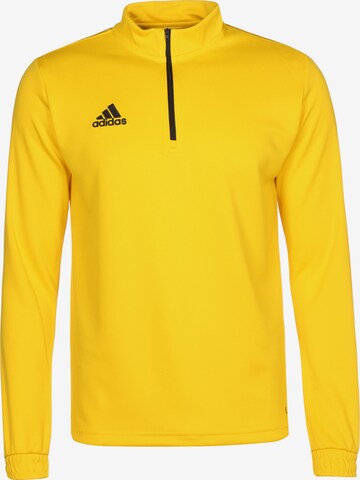 ADIDAS SPORTSWEAR Athletic Sweatshirt 'Entrada 22' in Yellow: front