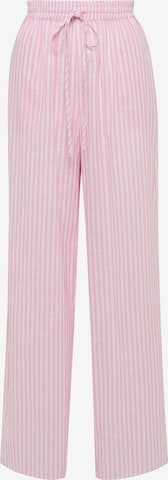 Regular Pantalon 'STRIPE' Calli en rose : devant