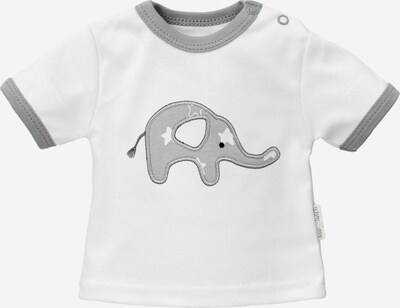 Baby Sweets Shirt ' Little Elephant ' in grau / dunkelgrau / weiß, Produktansicht