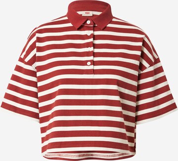 LEVI'S ® Μπλουζάκι 'Astrid Polo' σε κόκκινο: μπροστά