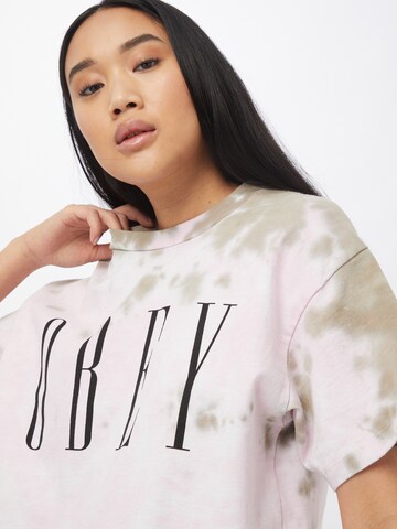 Obey Shirt in Roze