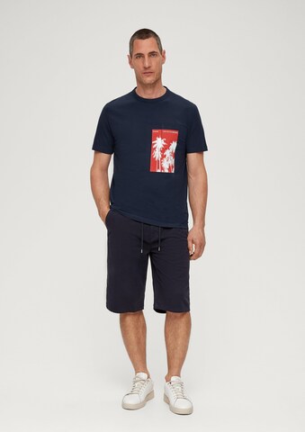 T-Shirt s.Oliver en bleu