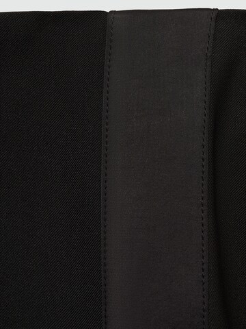 MANGO Regular Broek 'SMOCK' in Zwart