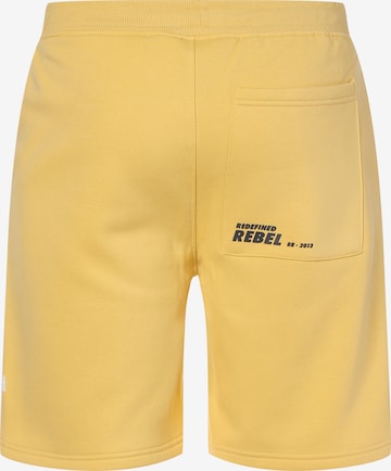 Redefined Rebel Regular Pants 'Melvin' in Yellow