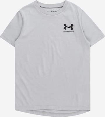 UNDER ARMOUR Funkční tričko – šedá: přední strana