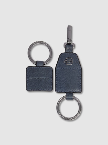 Piquadro Key ring in Blue: front