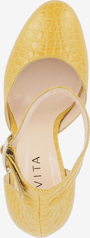 EVITA Slingback Pumps in Yellow