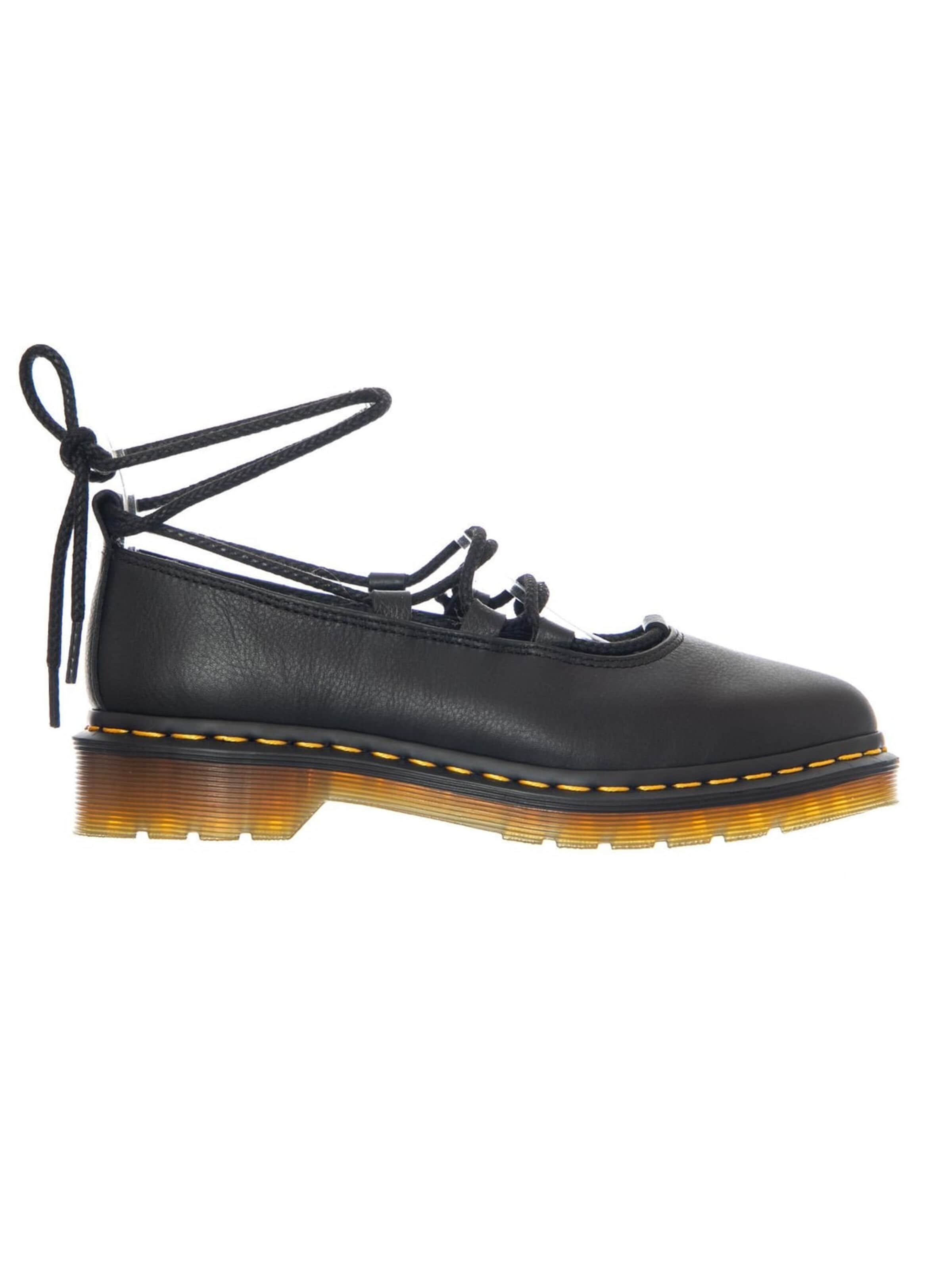 Dr. Martens Snøresko 'Elphie II' i sort: forside