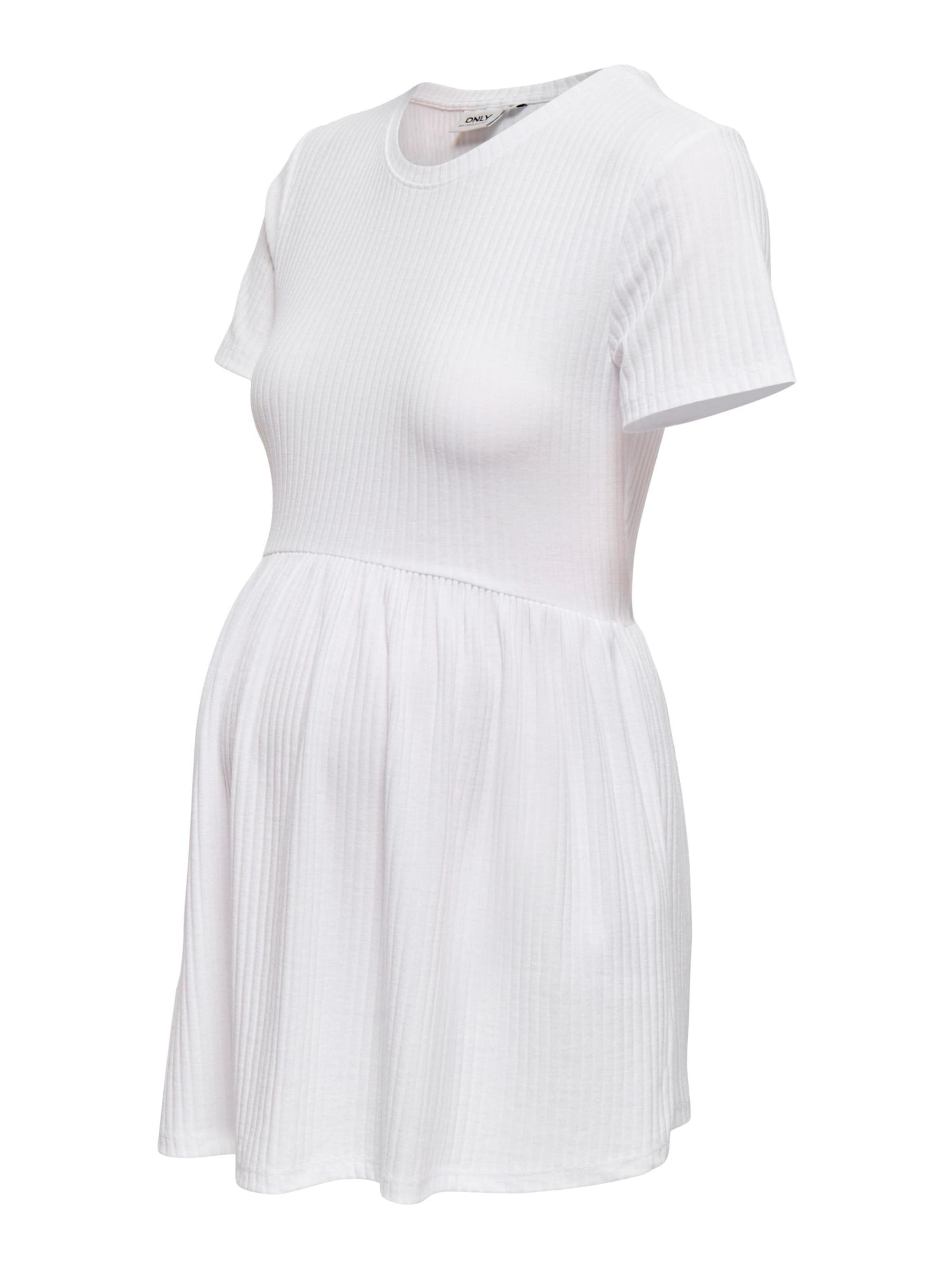 Only Maternity Camiseta 'OLMMalaya' en blanco, Vista del producto