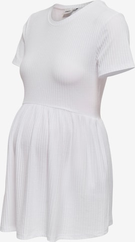 T-shirt 'OLMMalaya' Only Maternity en blanc : devant