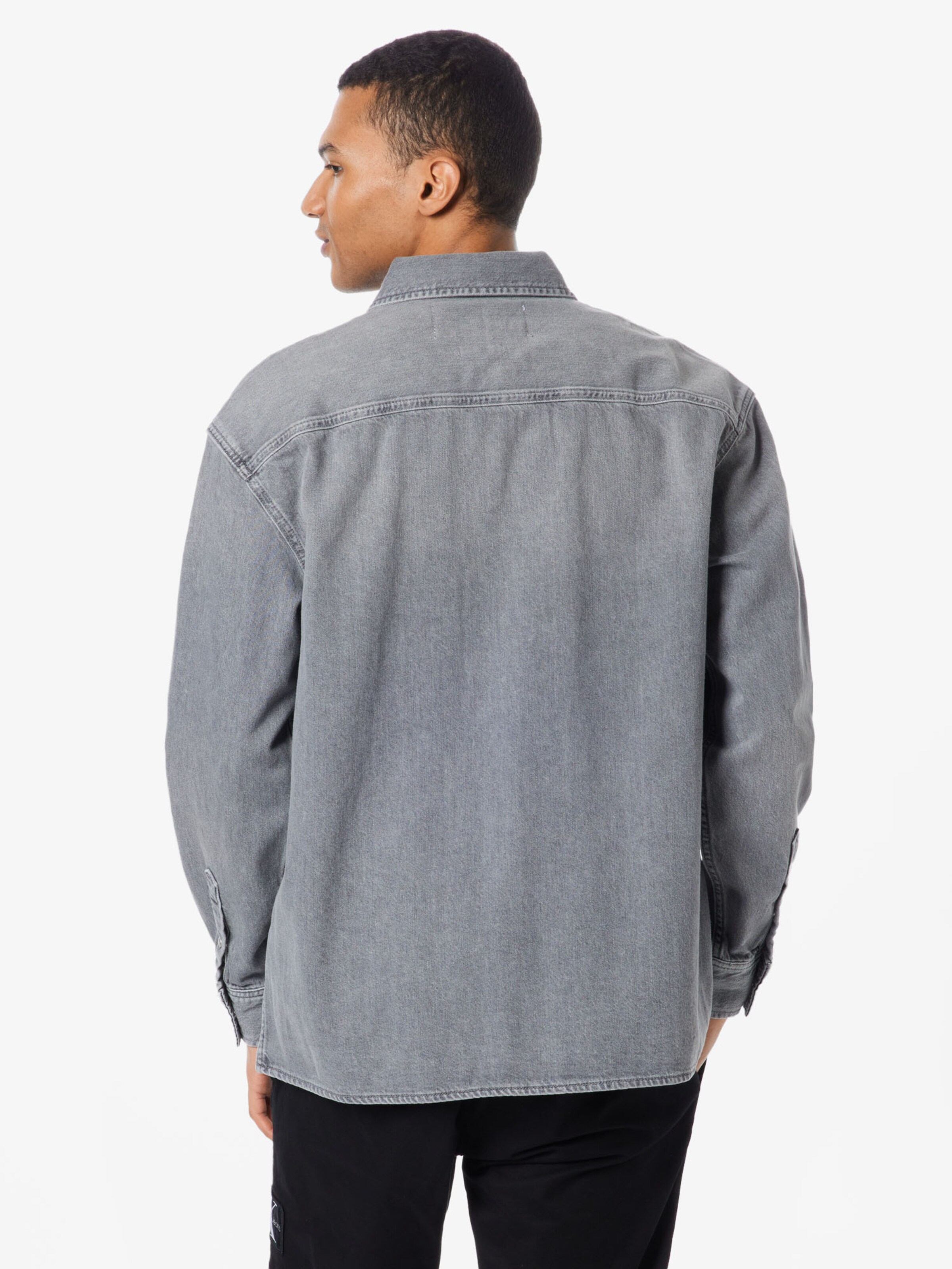 Männer Hemden Calvin Klein Jeans Hemd in Grau - ZI95793 Männer Hemden Calvin Klein Jeans Hemd in Grau - ZI95793