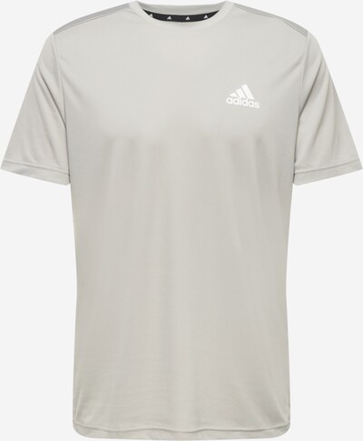 ADIDAS PERFORMANCE Sportshirt in grau / weiß, Produktansicht