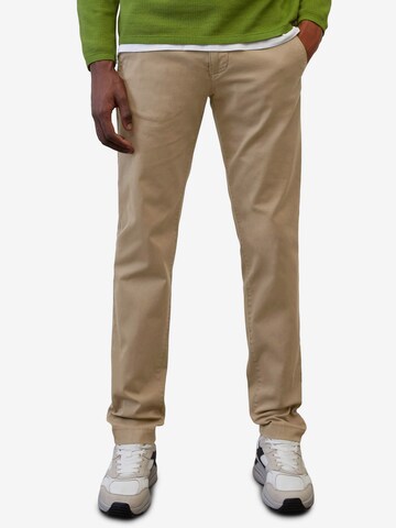 Marc O'Polo Slim fit Chino trousers 'Stig' in Grey: front