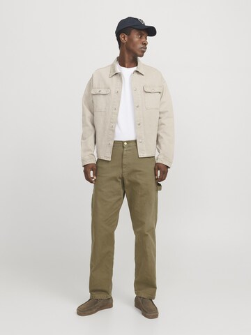 JACK & JONES Loosefit Cargobroek 'JPSTEDDIE JJCARPENTER' in Groen