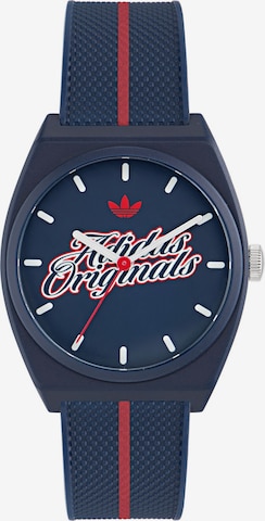 ADIDAS ORIGINALS Analoog horloge 'Project Two' in Blauw: voorkant