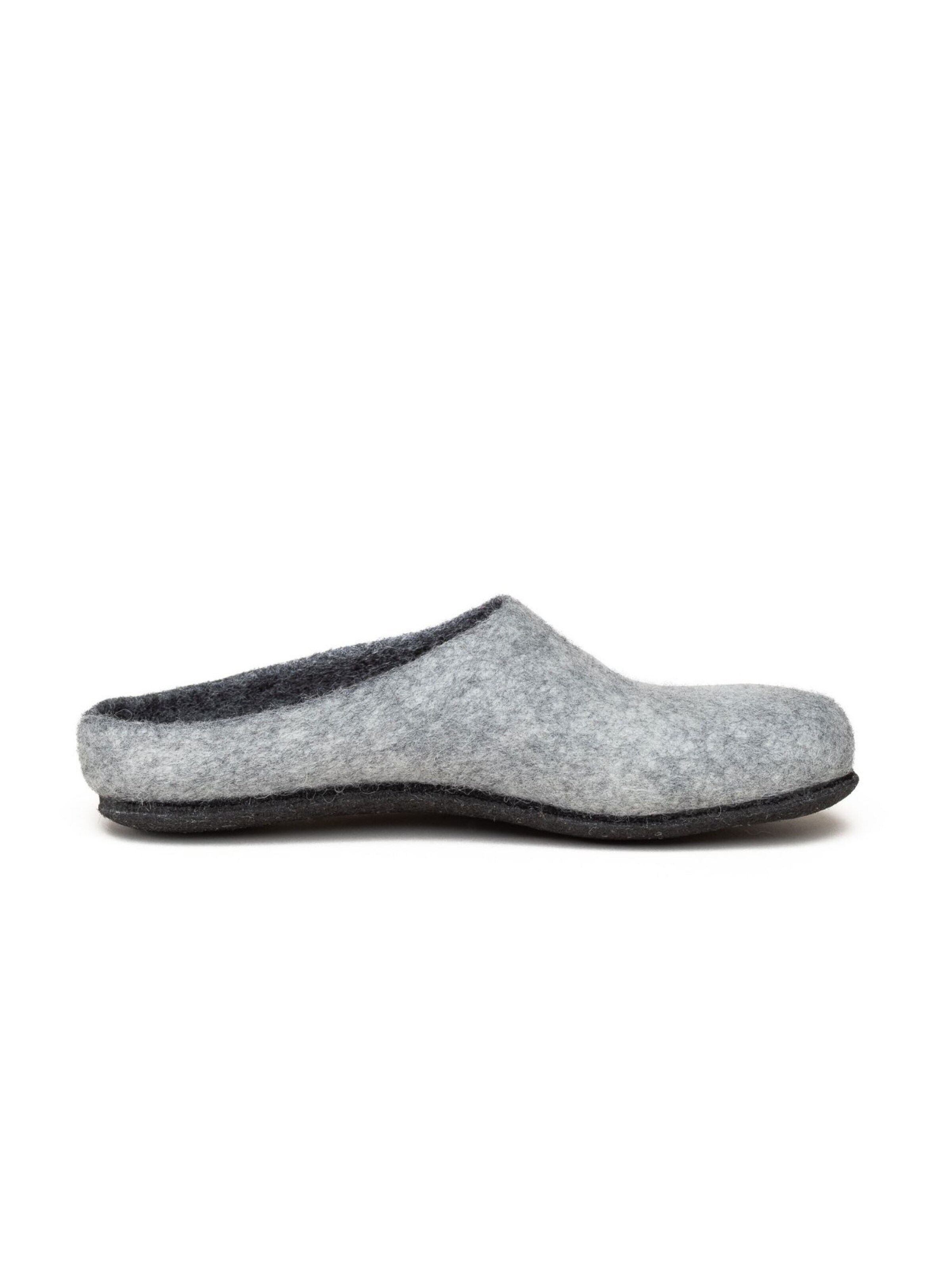 MagicFelt Slippers 'Filzpantoffel Magicfelt 709' in Grey