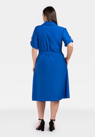 Karko Shirt Dress 'SILVIA' in Blue