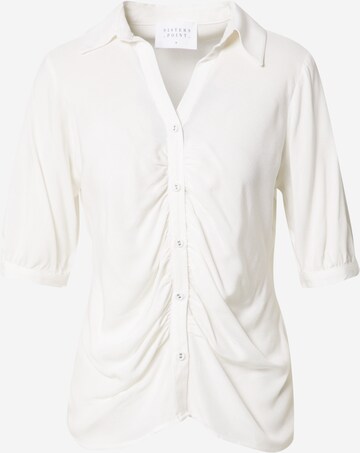 SISTERS POINT Blouse 'MABY' in White: front