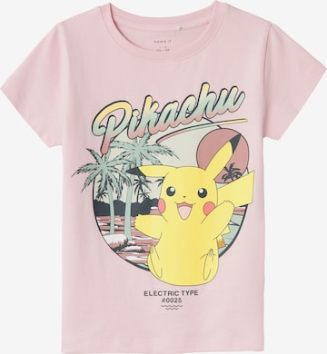 NAME IT Tričko 'Axaja Pokemon' – pink: přední strana