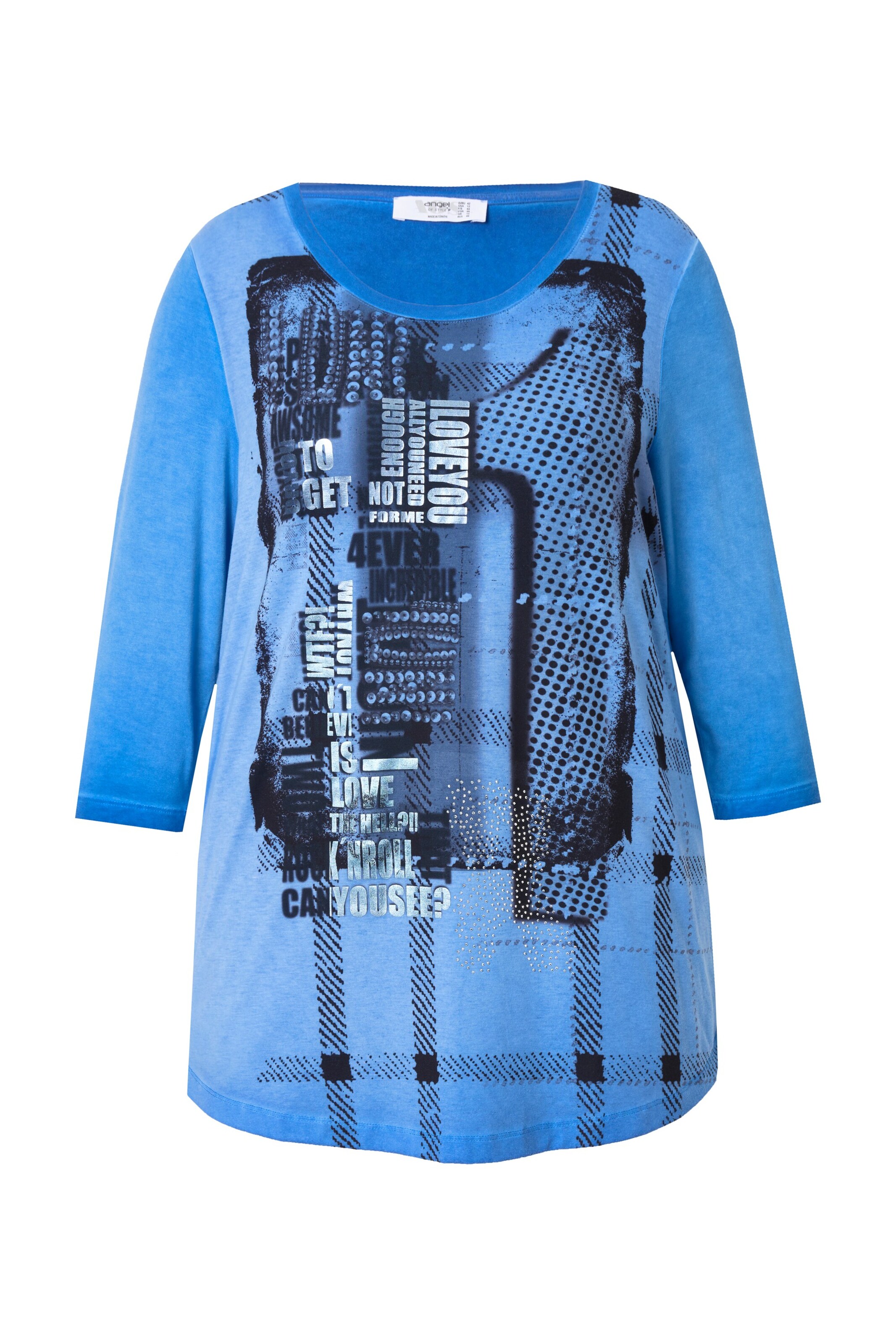 Angel of Style Shirt in Blauw: voorkant