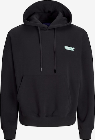 JACK & JONES - Sudadera en negro: frente