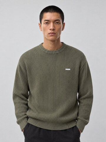 Lowkey - Jersey 'Heavyweight Knit Sweater Strickpullover' en verde
