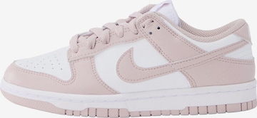 Nike Sportswear - Sapatilhas baixas 'Dunk' em branco: frente