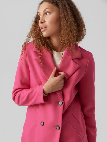 Manteau mi-saison 'Vince Paris' VERO MODA en rose