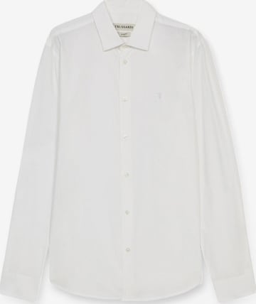Trussardi - Camiseta en blanco: frente