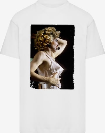 F4NT4STIC Shirt 'Madonna Live At Wembley 1990 By Stephen Wright' in White: front