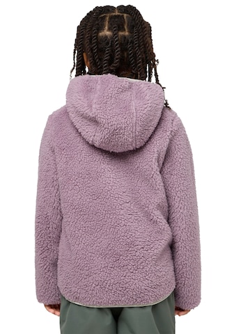 JACK WOLFSKIN Athletic Fleece Jacket in Purple