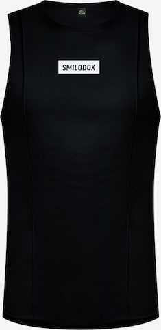 Smilodox Functioneel shirt 'Richard' in Zwart: voorkant