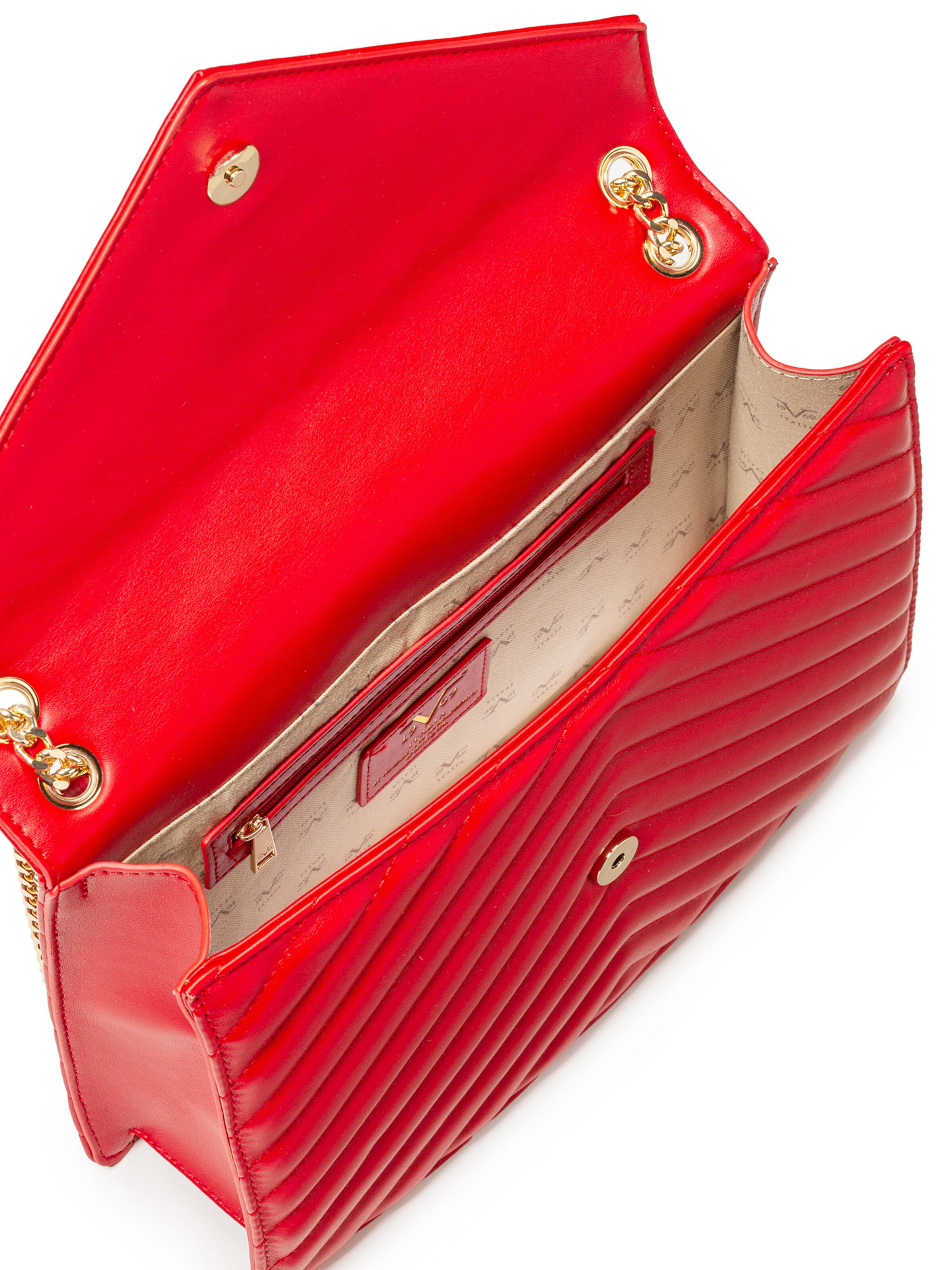 19V69 ITALIA Schoudertas 'Bianca' in Rood