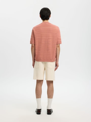 SELECTED Knit cardigan in Pink