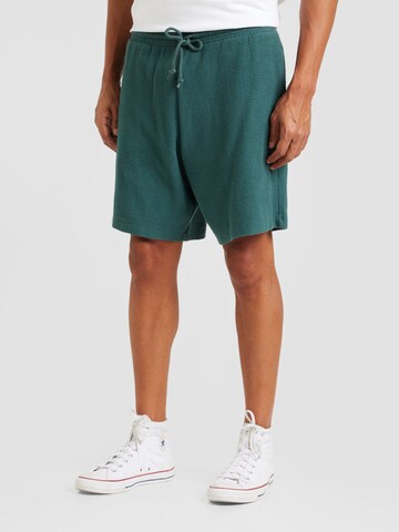 GAP Loosefit Broek in Groen: voorkant
