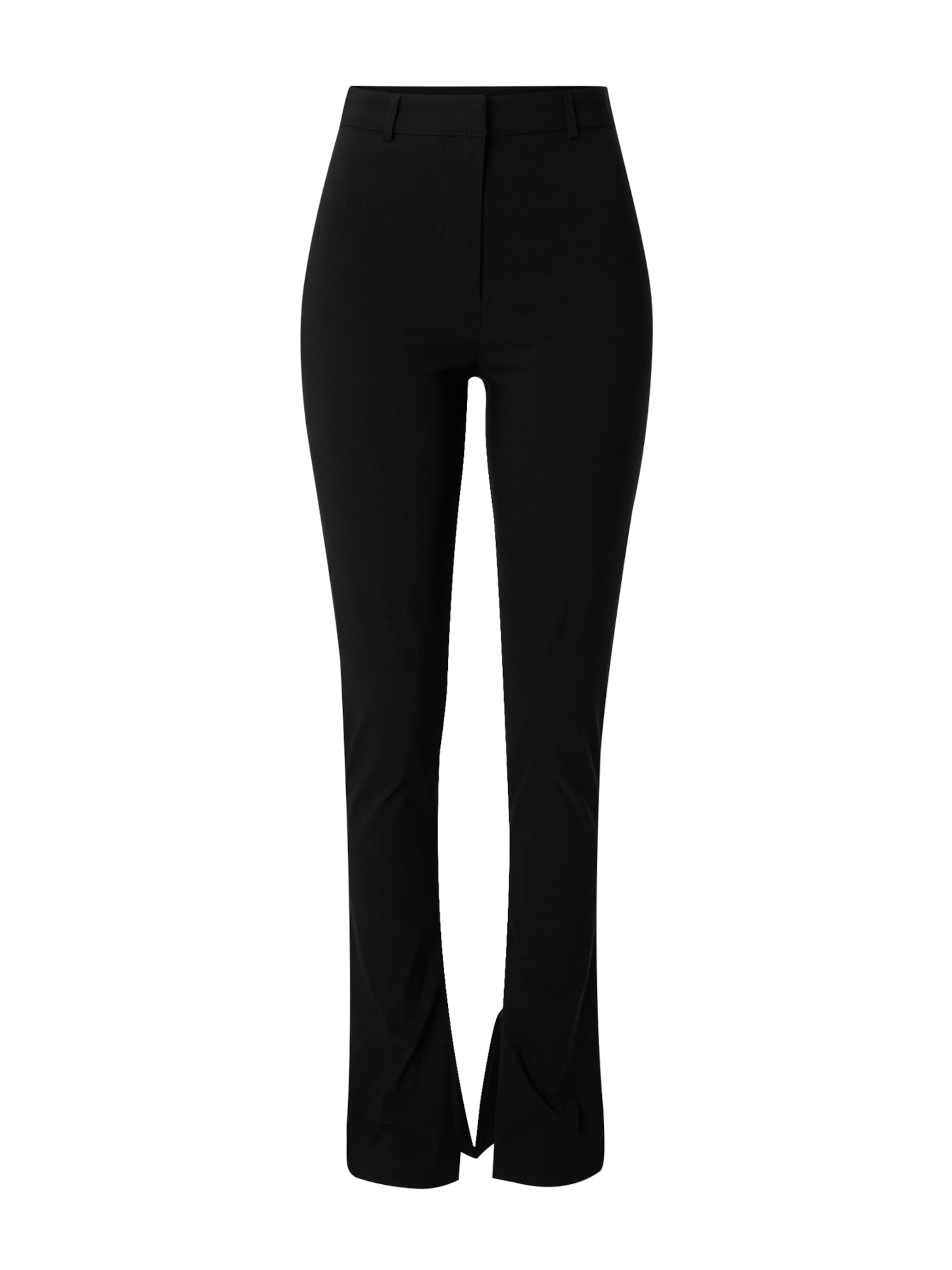 RÆRE by Lorena Rae Flared Pants in Black: front