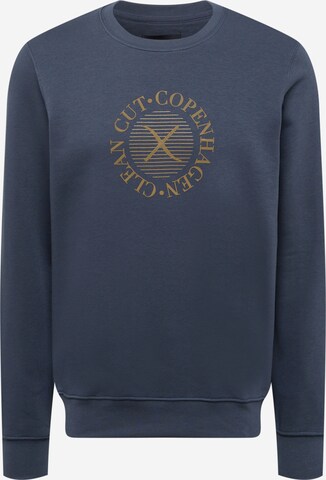 Clean Cut Copenhagen Sweatshirt 'Damon' in Blauw: voorkant