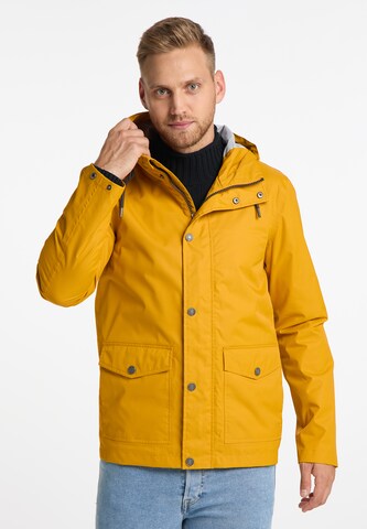 MO Weatherproof jacket in Yellow: front