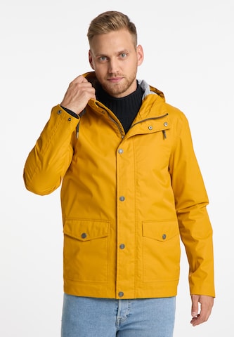 MO Weatherproof jacket in Yellow: front