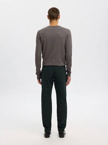 SELECTED Slim fit Chino trousers 'SLH175-MILES' in Green