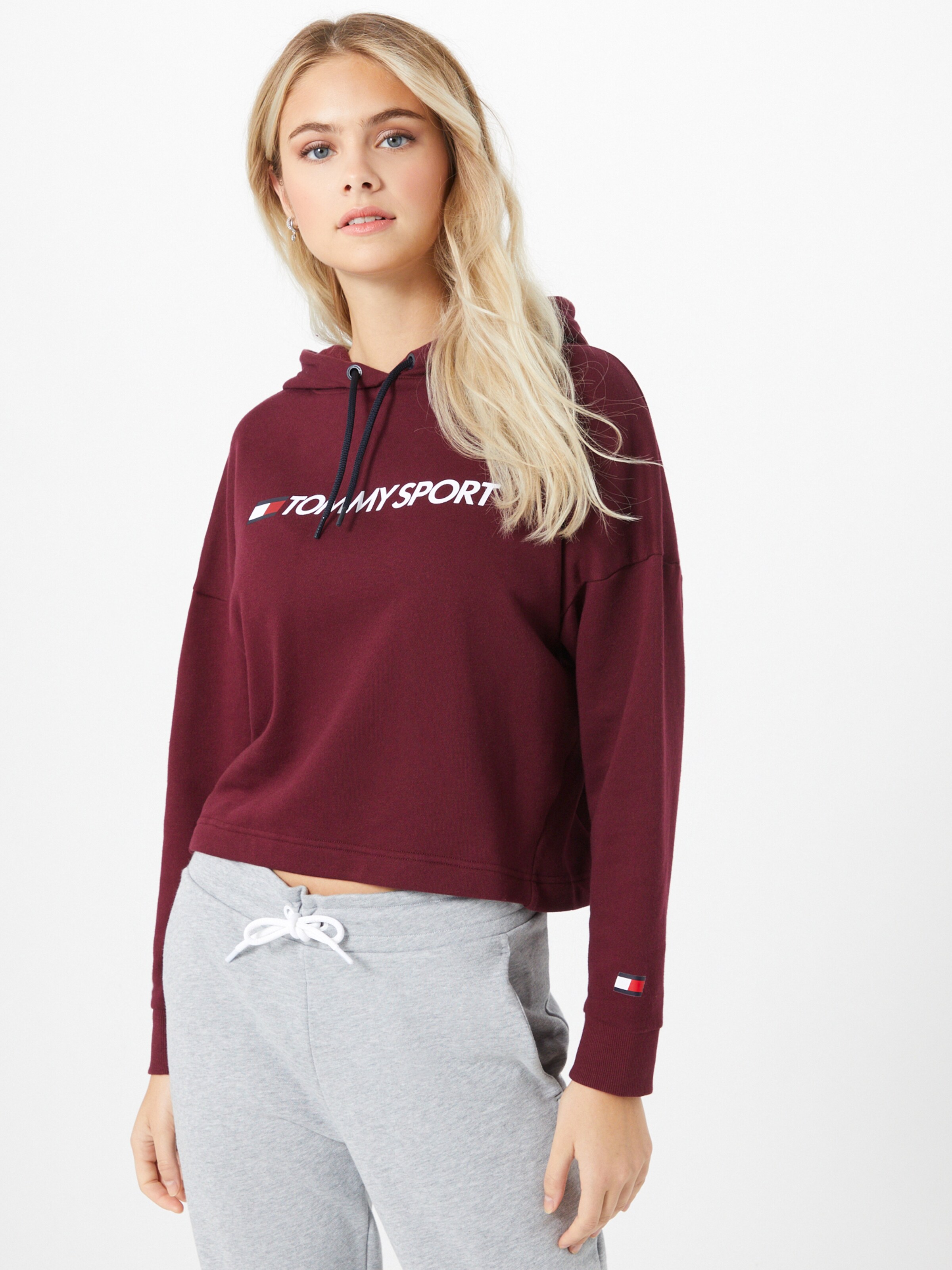 ADIDAS PERFORMANCE Sportsweatshirt in Burgunder | ABOUT YOU ADIDAS PERFORMANCE Sportsweatshirt in Burgunder | ABOUT YOU