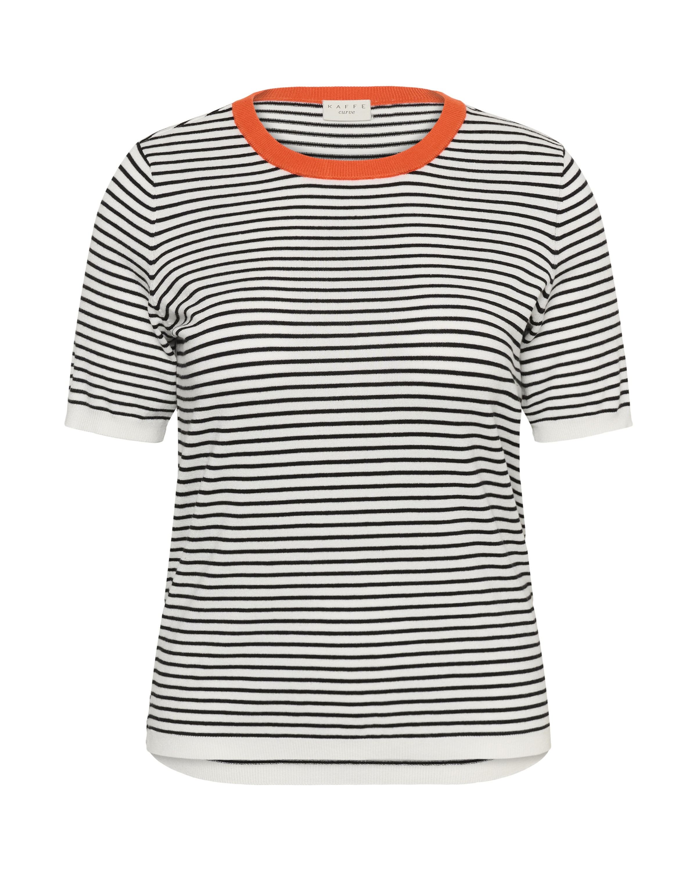 KAFFE CURVE Pullover 'Lizzy' in Schwarz: Vorderseite