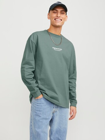JACK & JONES Bluser & t-shirts 'VESTERBRO' i grøn: forside