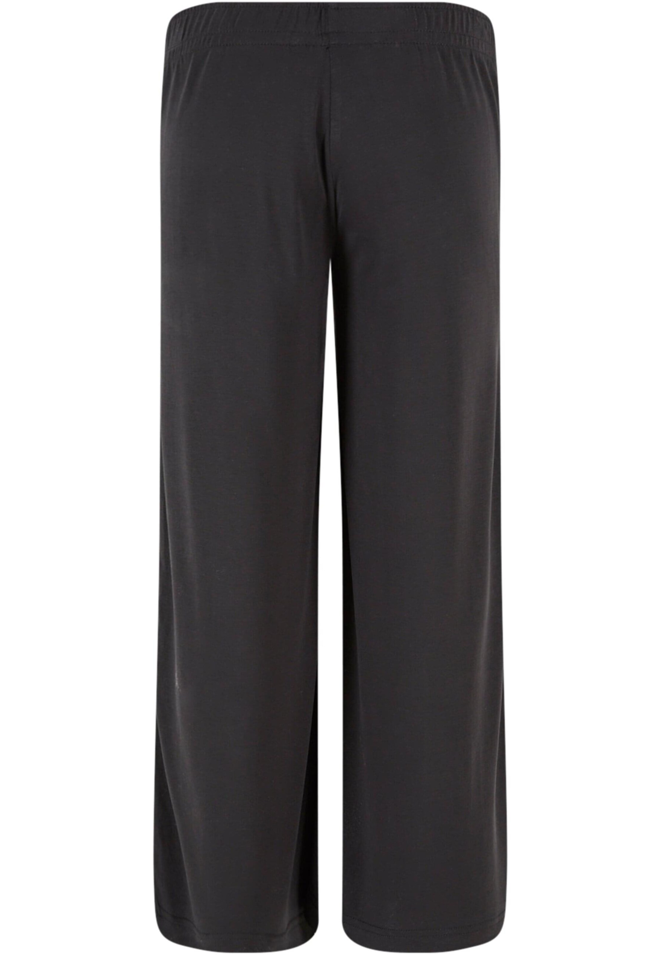 Urban Classics Wide leg Trousers in Black