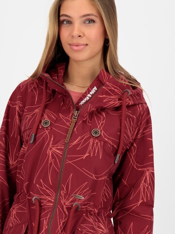 Parka di mezza stagione 'CharlotteAK' di Alife and Kickin in rosso